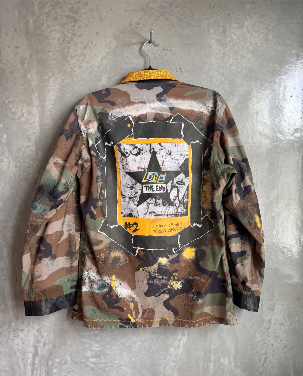 "Love The End" - Style #2 Edition 5 - back view showing print
