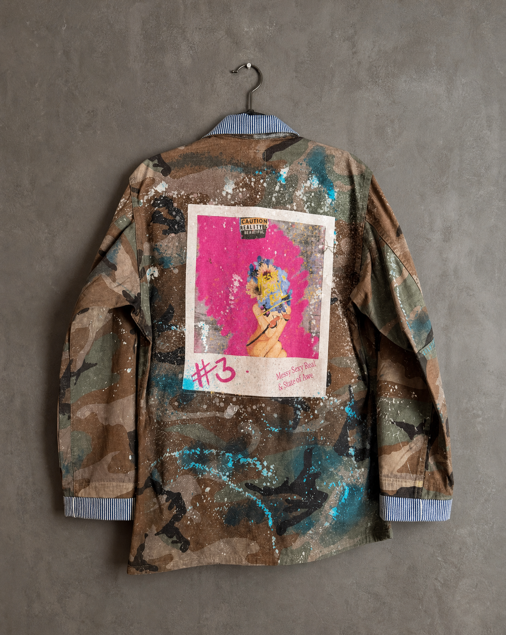 "Reality is Beautiful" - Style #3 Edition 4 - back view showing print