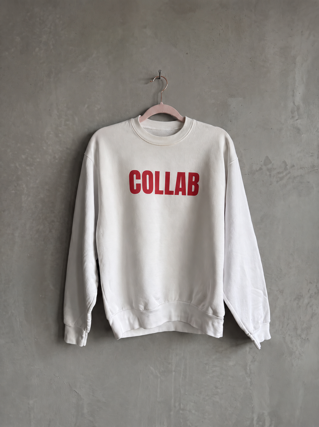 COLLAB sweatshirt, white