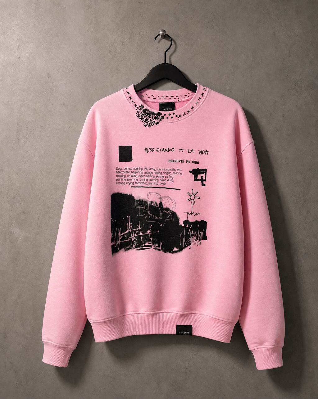 Every Bit of It - Piece 3 - Front View, Pink