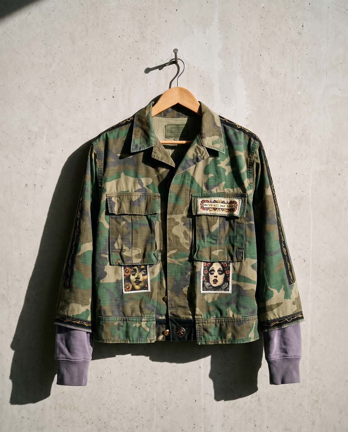 Off Duty - solo shot, camouflage jacket