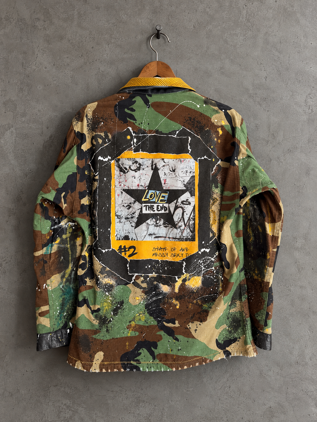 "Love The End" - Style #2 Edition 4 - back view showing print